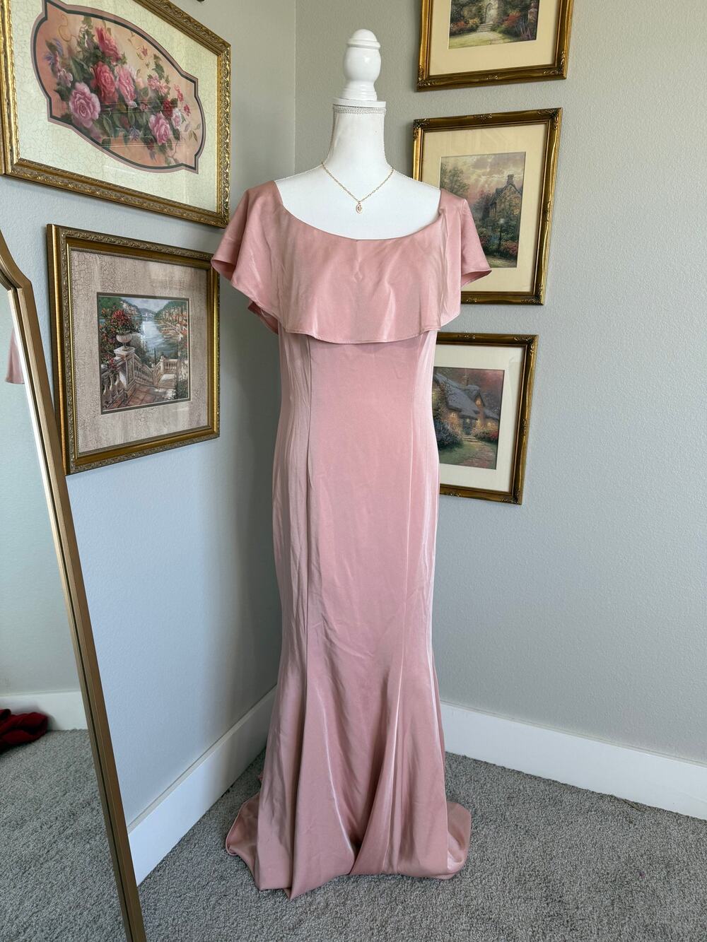 Vintage Pink Eureka Maxi Dress